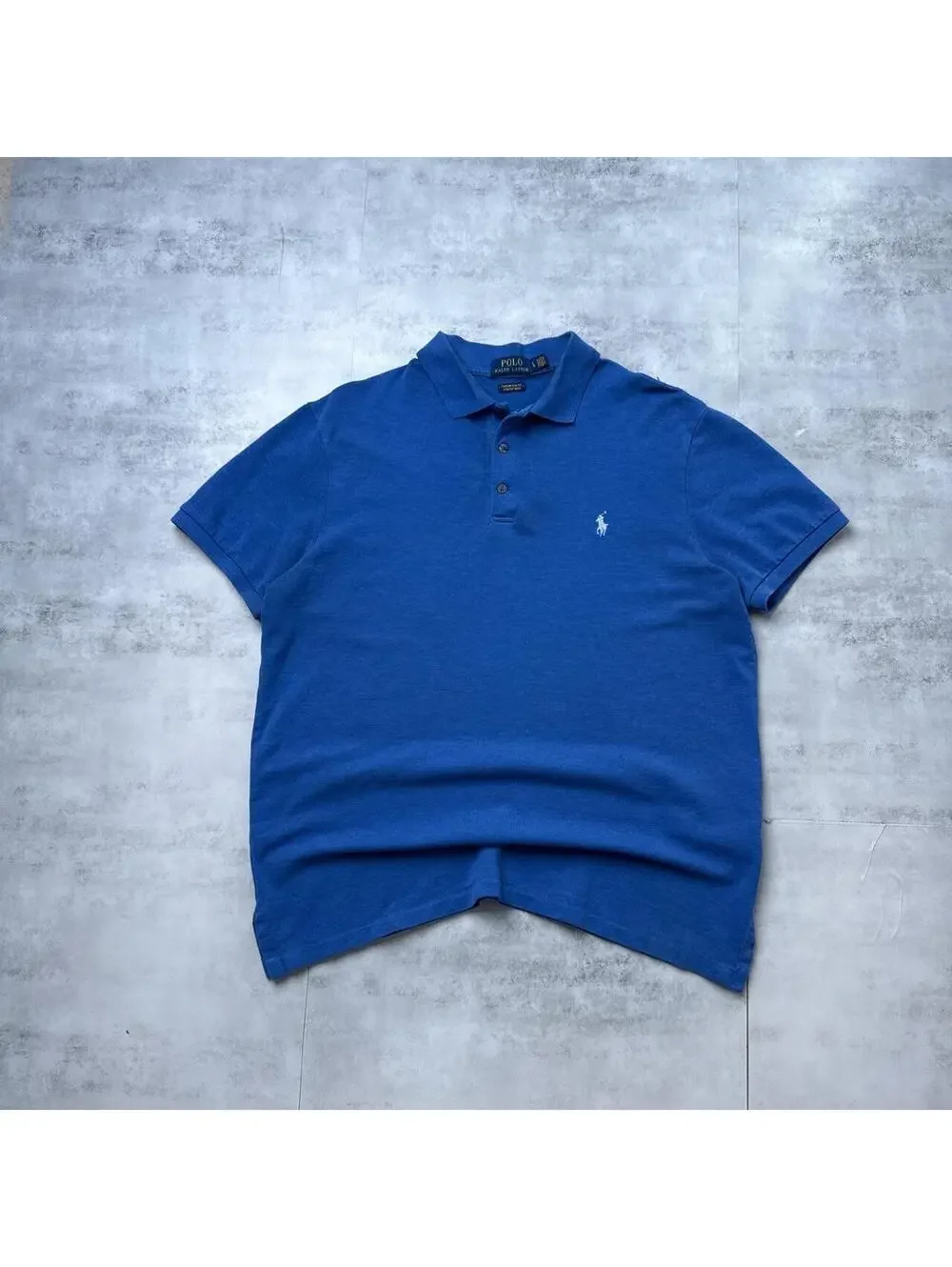 Y2K Polo Ralph Lauren Blue Polo Shirt